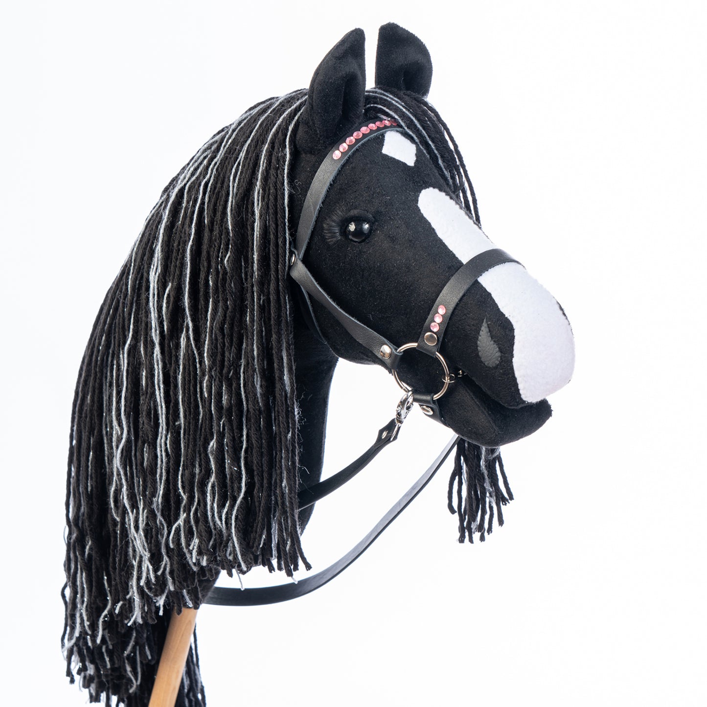 Hobbyhorse with bridle A3 Smoky Black