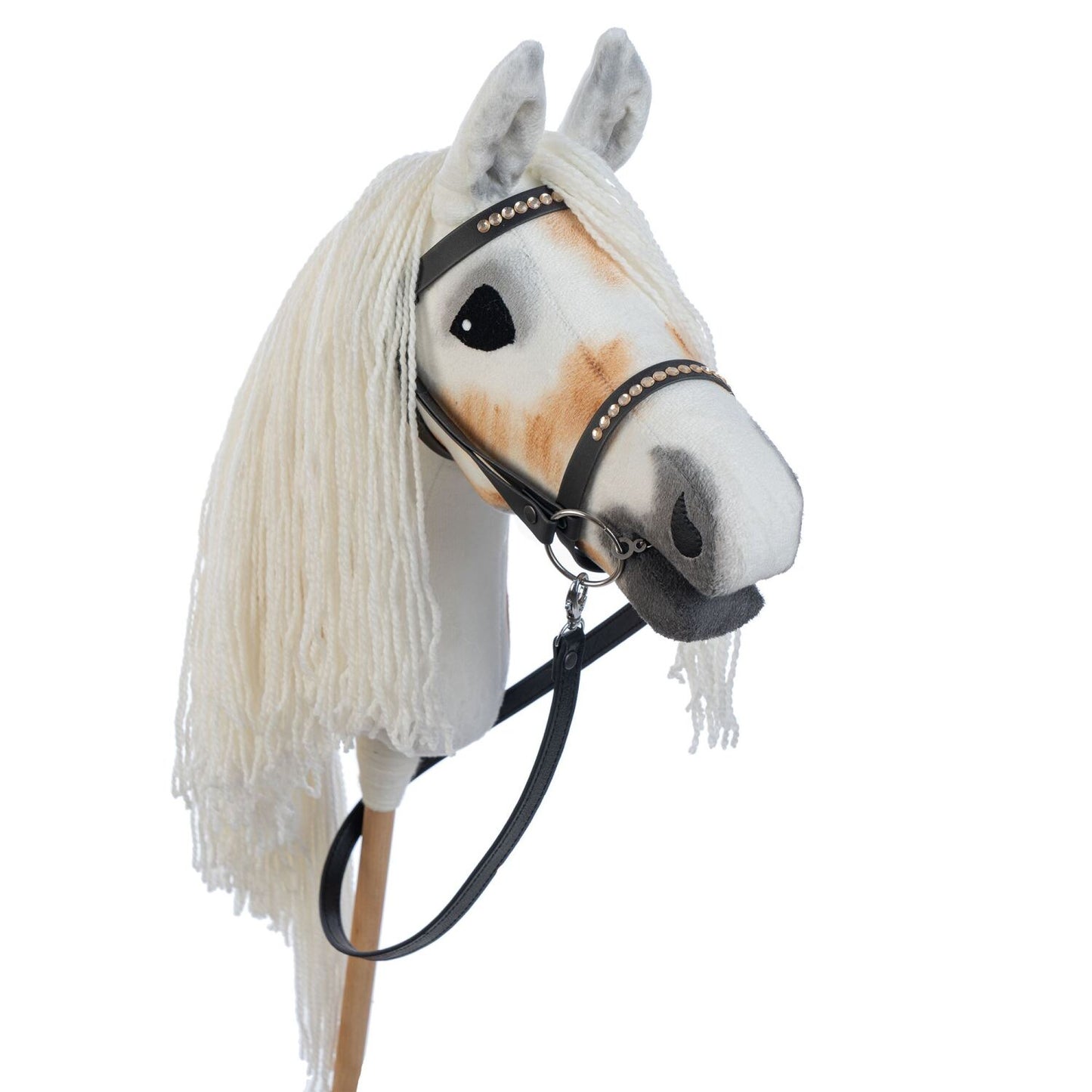 Hobbyhorse with bridle A3 White SUNNY