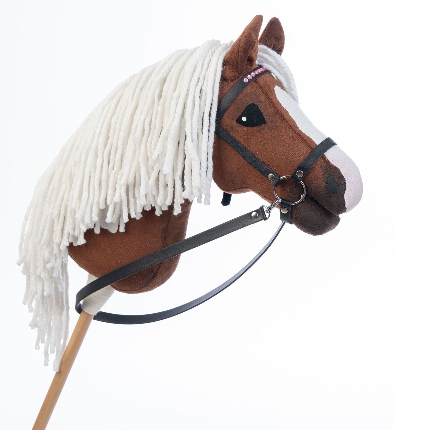 Hobbyhorse with bridle A3 Chestnut LUCKY