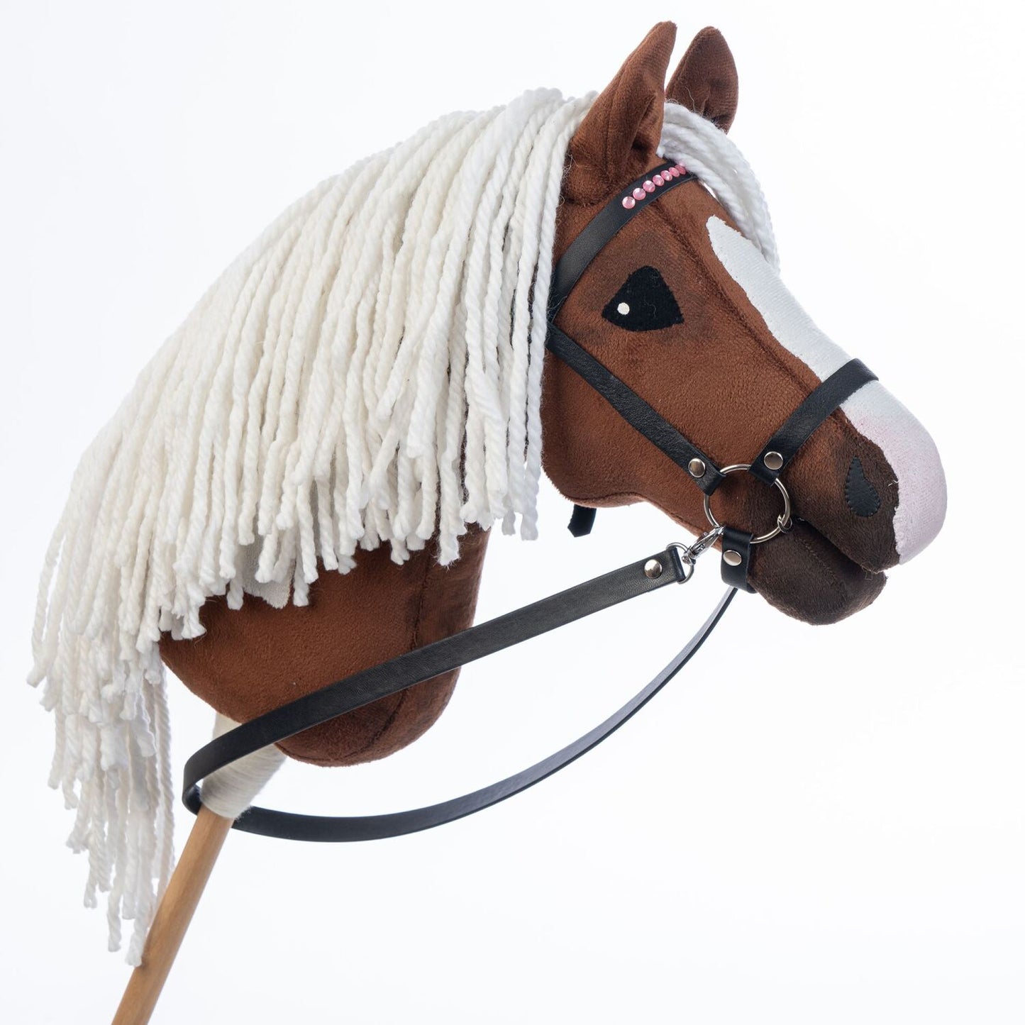 Hobbyhorse with bridle A3 Chestnut LUCKY