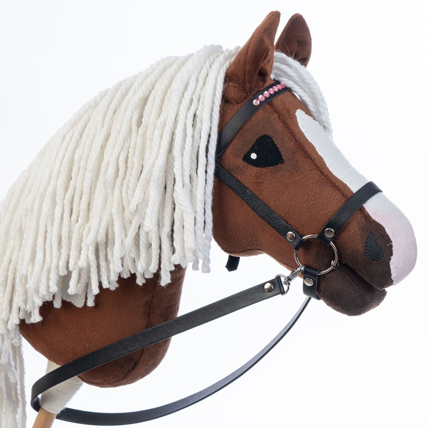 Hobbyhorse with bridle A3 Chestnut LUCKY