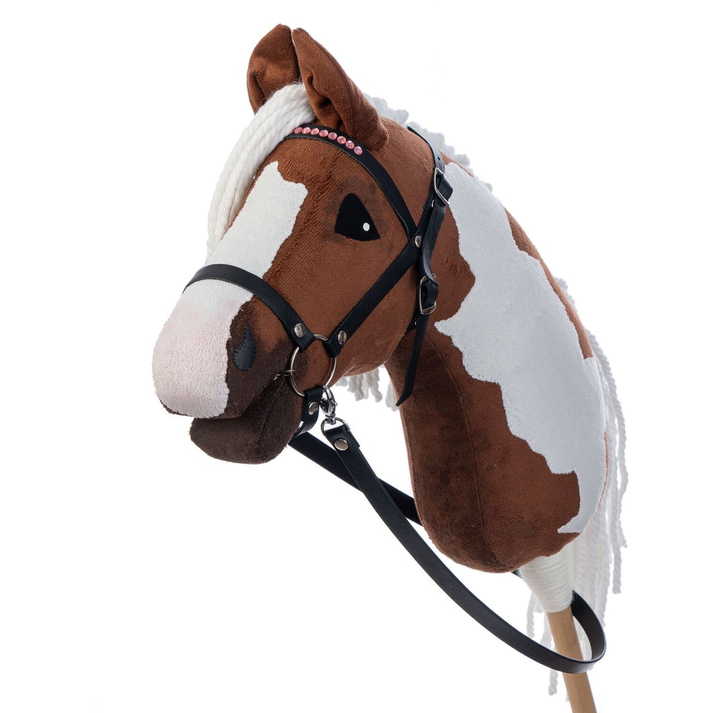 Hobbyhorse with bridle A3 Chestnut LUCKY
