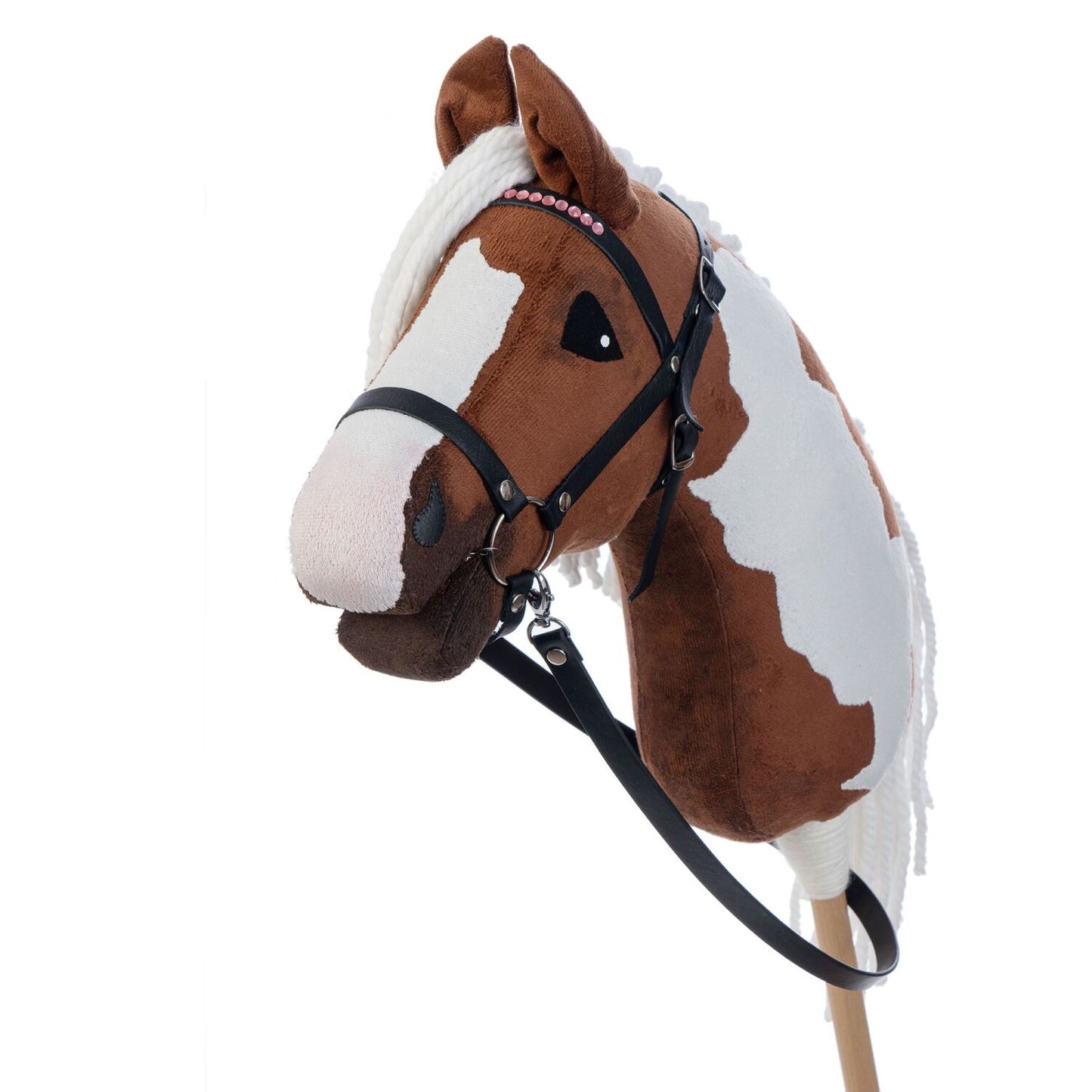 Hobbyhorse with bridle A3 Chestnut LUCKY