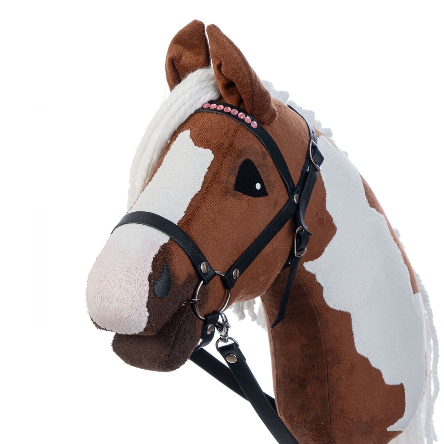 Hobbyhorse with bridle A3 Chestnut LUCKY