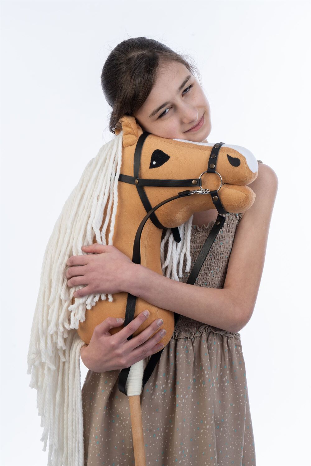 Hobbyhorse with bridle A3 Dun Princess