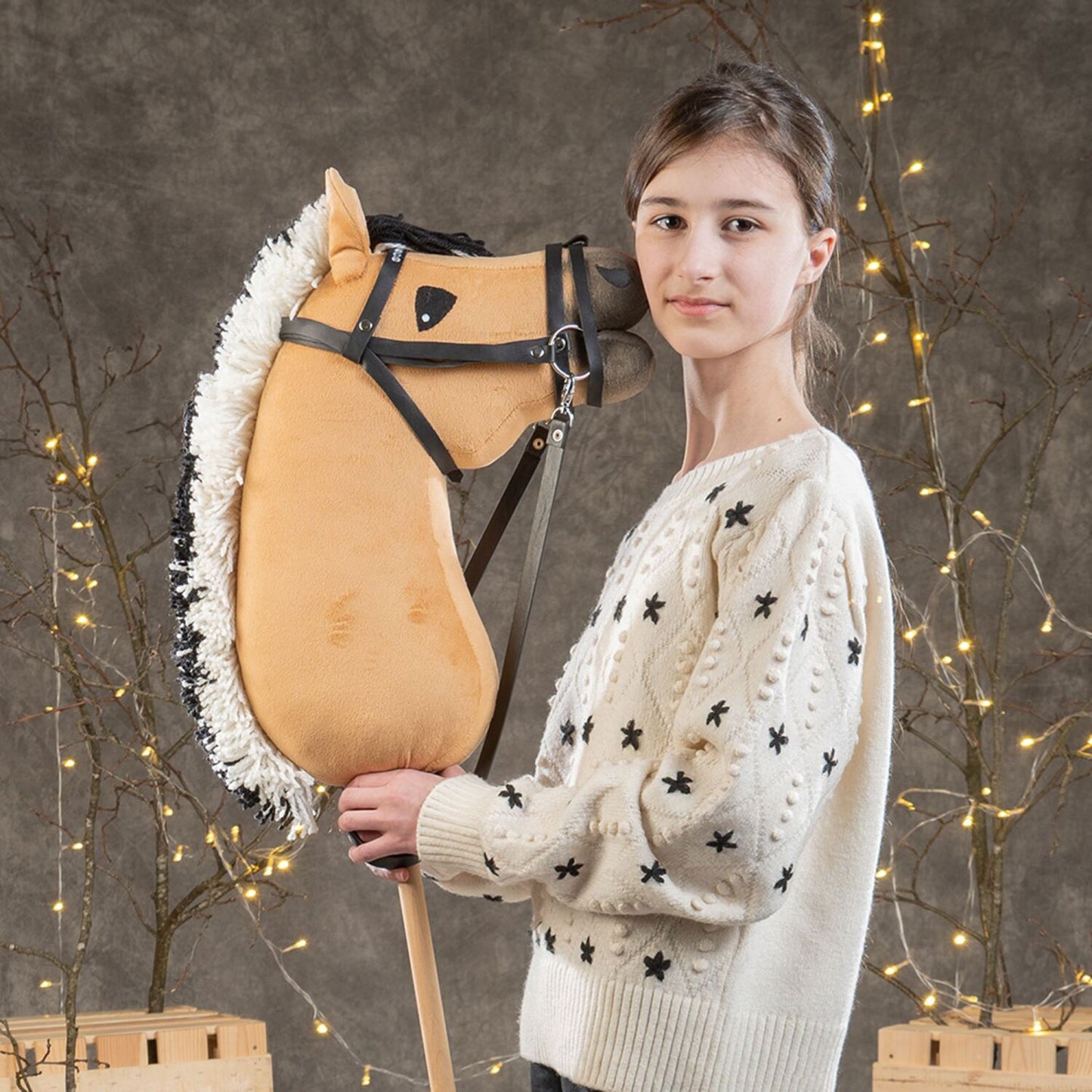 Hobbyhorse with bridle A3 FJORD