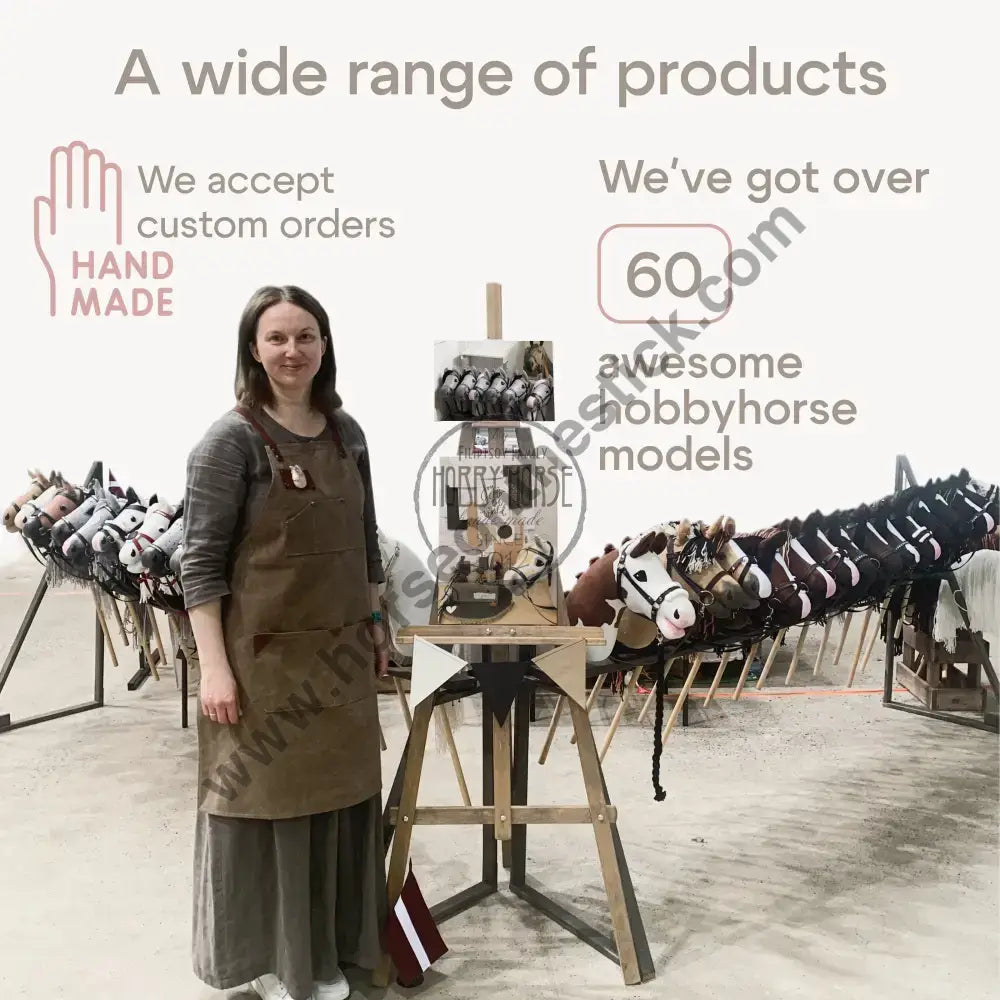 Hobby horse with halter A3 Corsica Hobbyhorses: main group