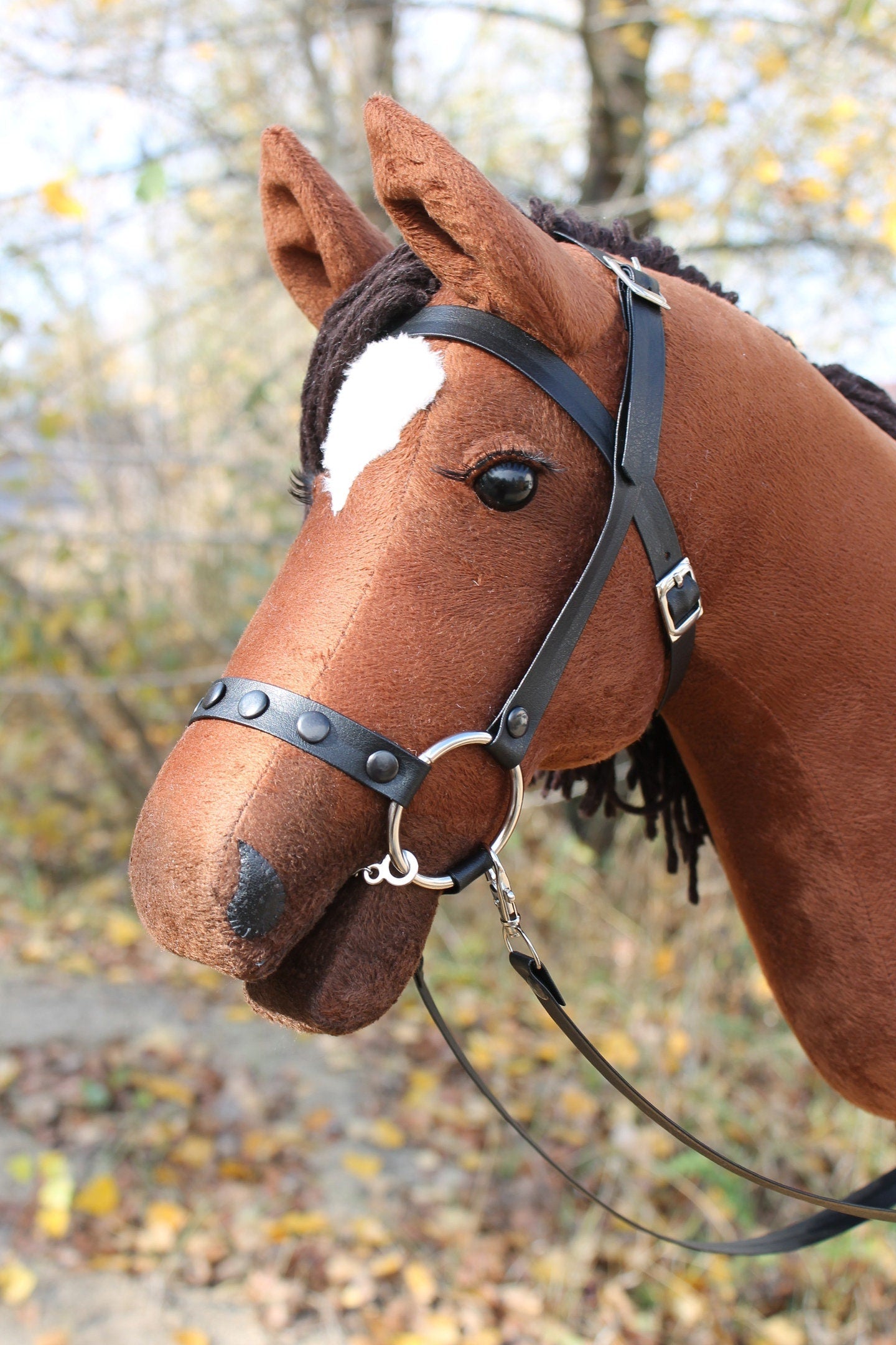 Hobbyhorse with bridle A3 Chestnut Enigma v. 2