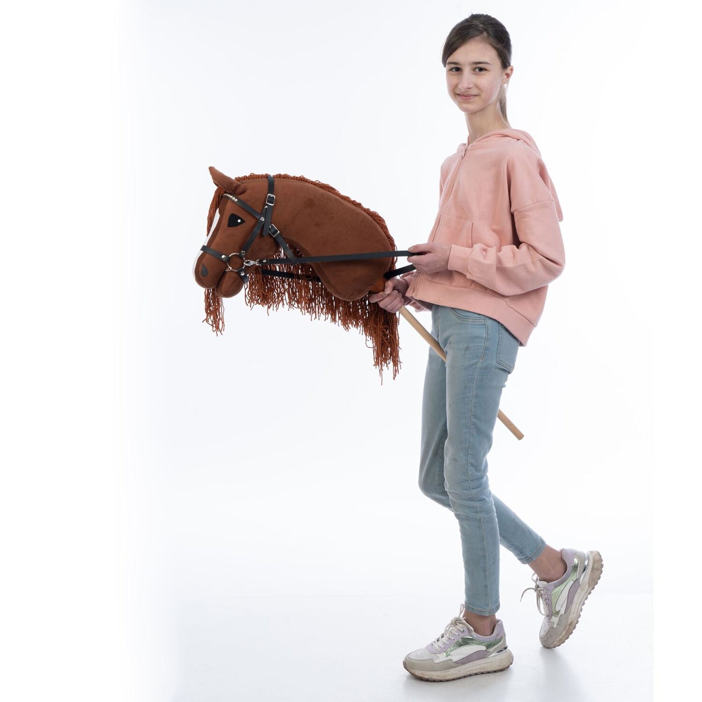 Hobbyhorse with bridle A3 Chestnut FIERY