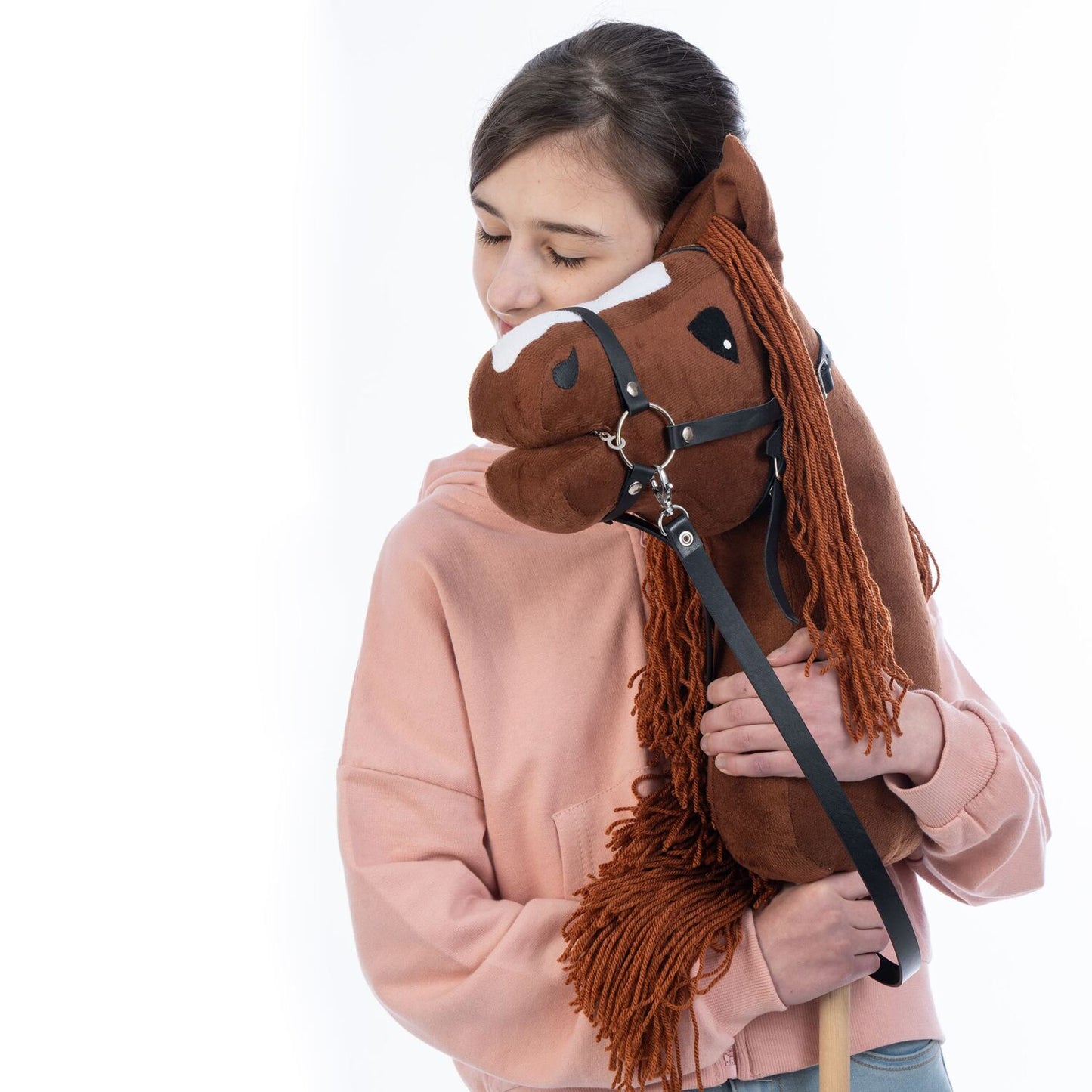 Hobbyhorse with bridle A3 Chestnut FIERY
