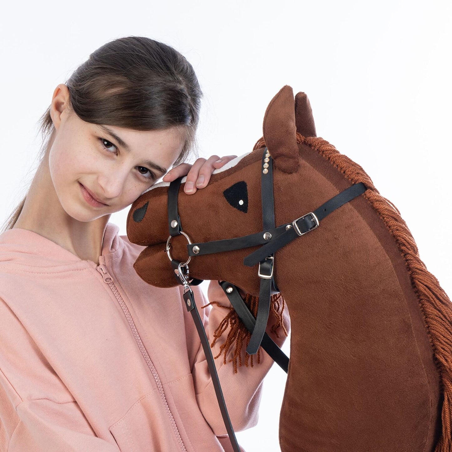 Hobbyhorse with bridle A3 Chestnut FIERY