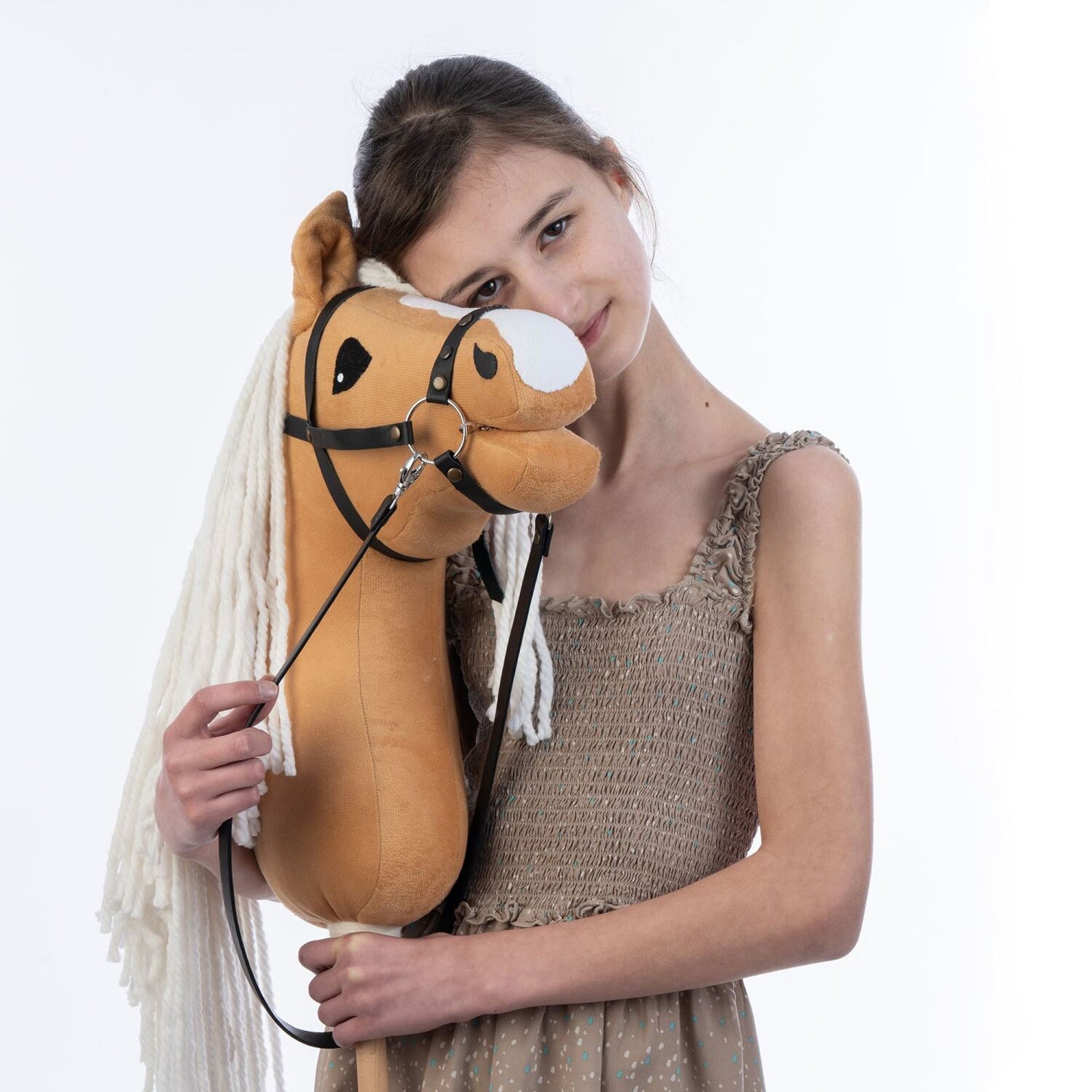 Hobbyhorse with bridle A3 Dun Princess