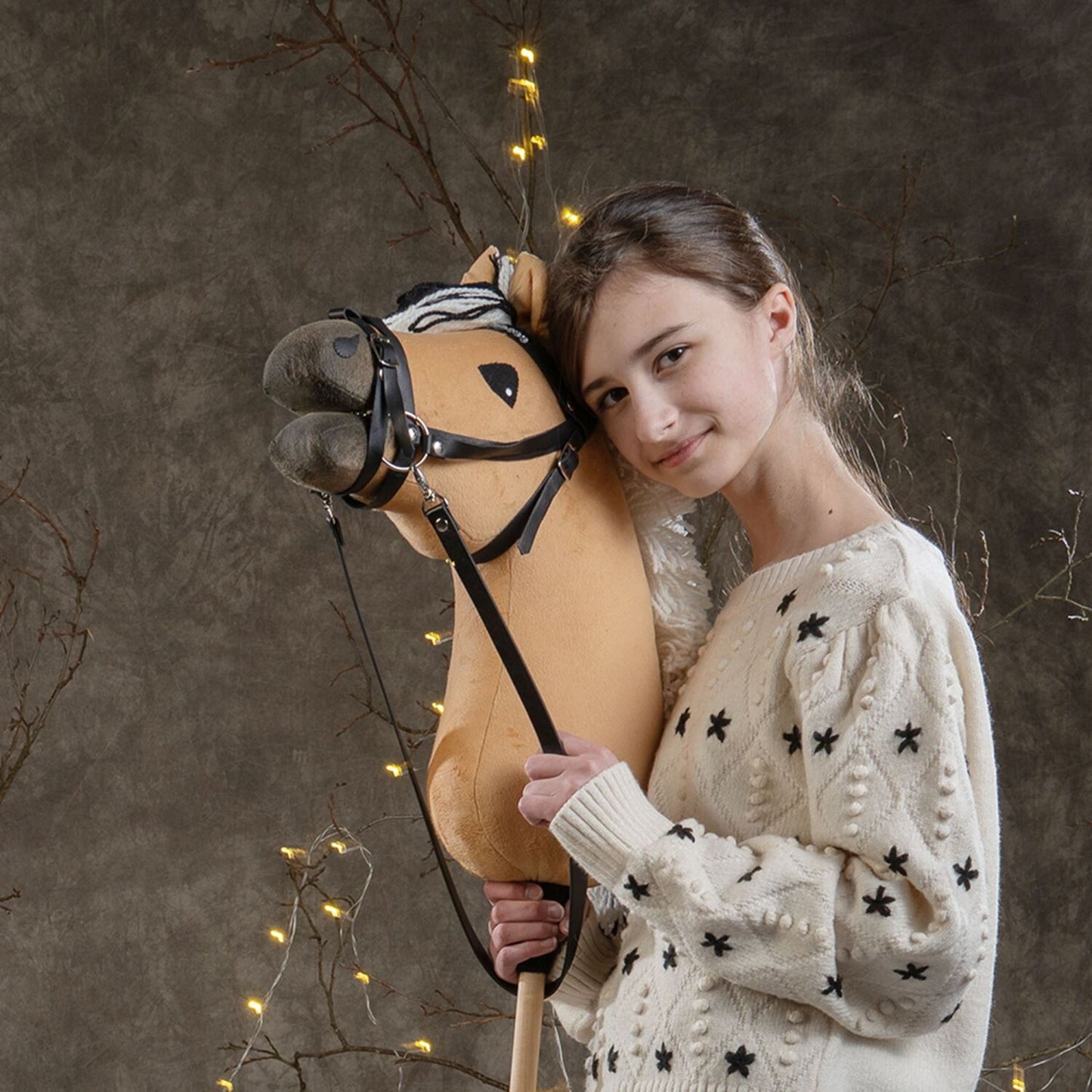 Hobbyhorse with bridle A3 FJORD