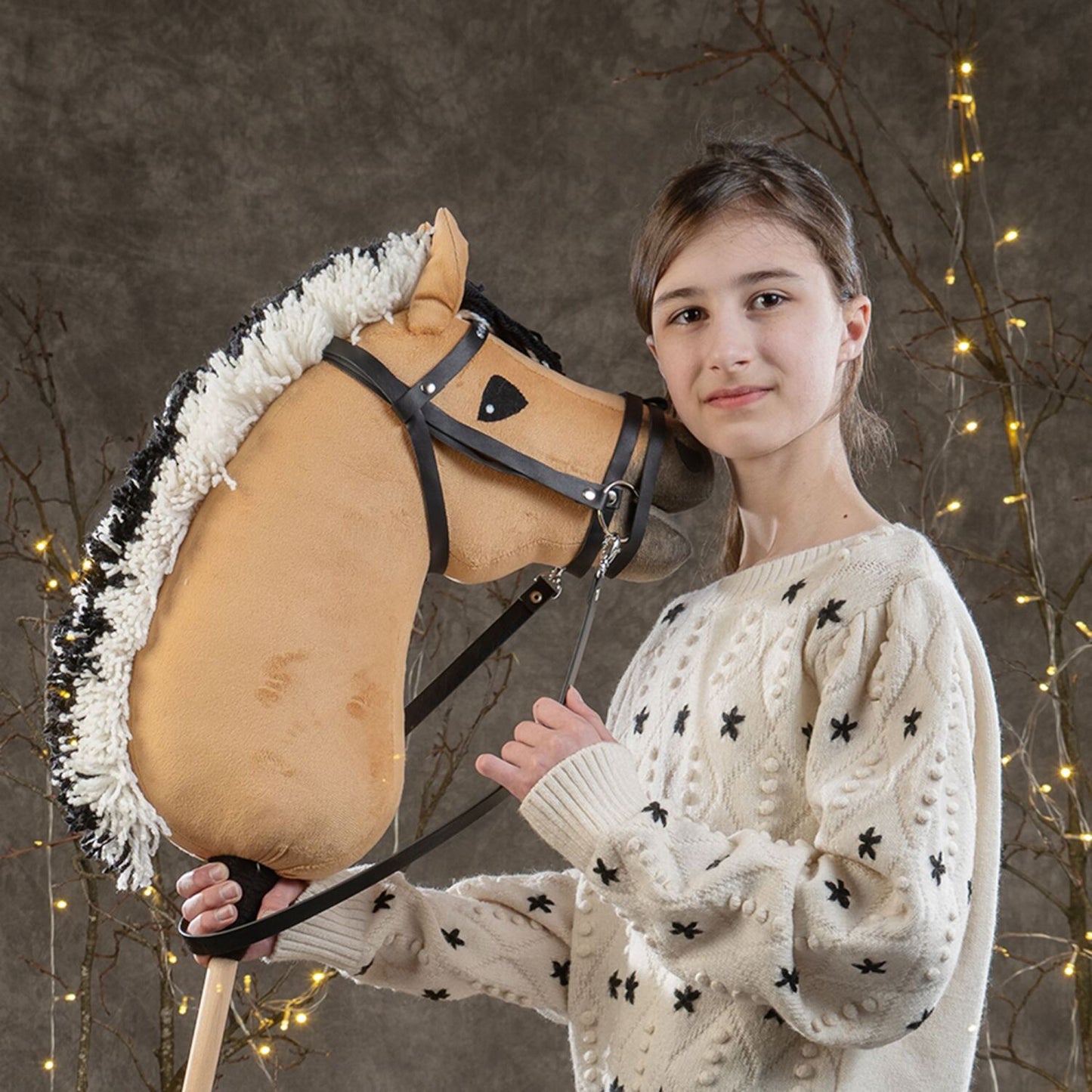 Hobbyhorse with bridle A3 FJORD