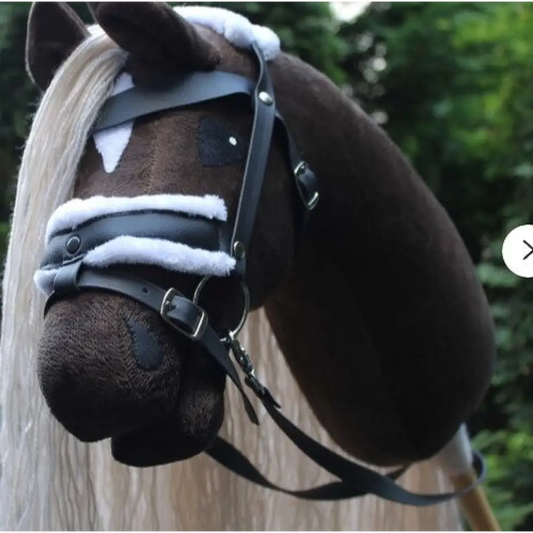 Custom fur bridle for your hobbyhorse