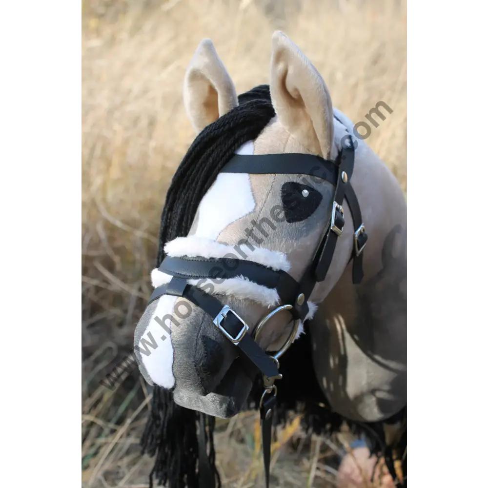 Hobby horse with bridle A3 Bay Roan AMBER Hobbyhorses: main group