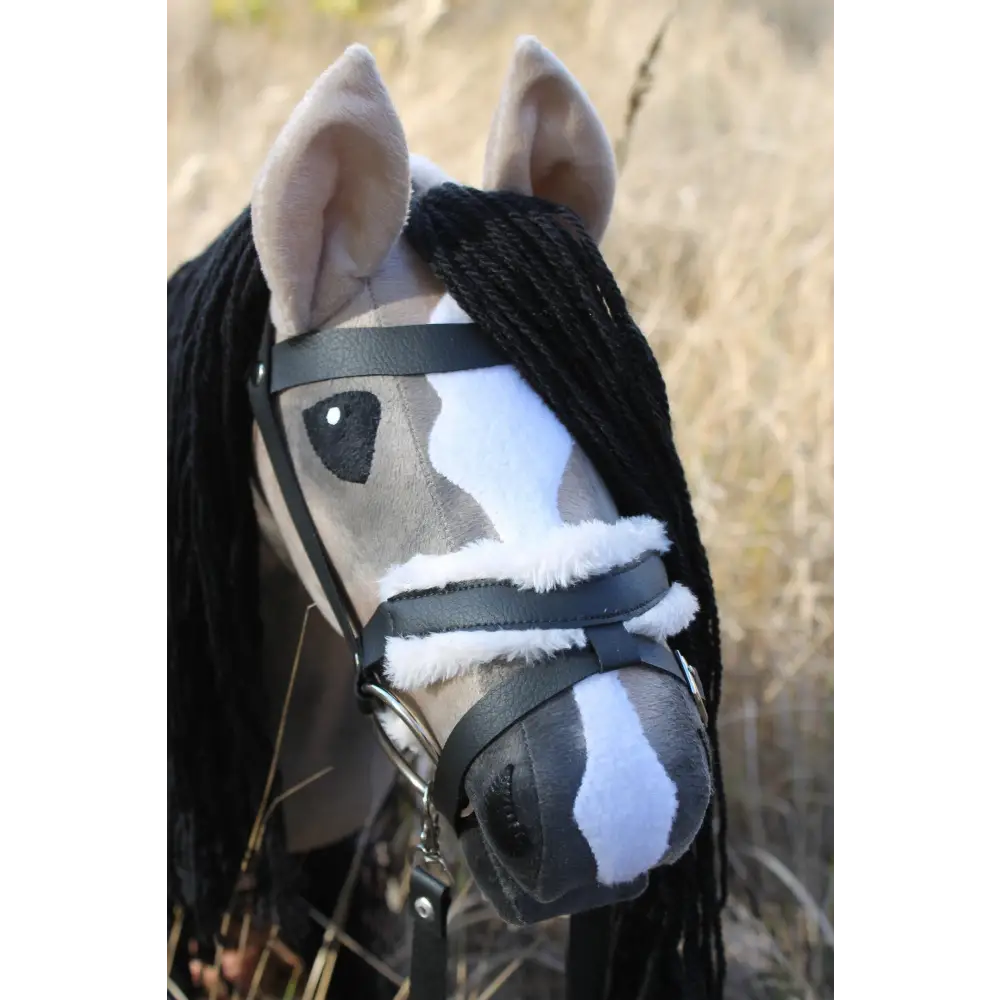 Hobby horse with bridle A3 Bay Roan AMBER Hobbyhorses: main group