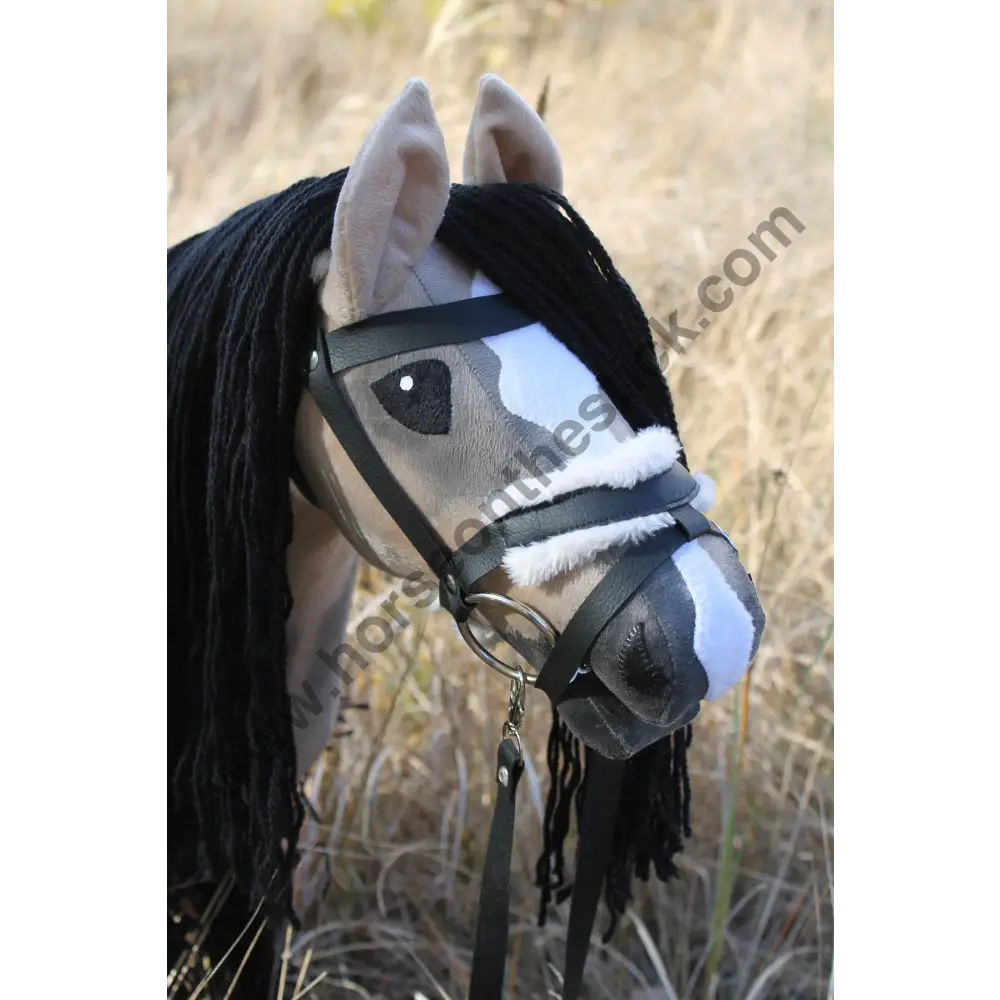 Hobby horse with bridle A3 Bay Roan AMBER Hobbyhorses: main group