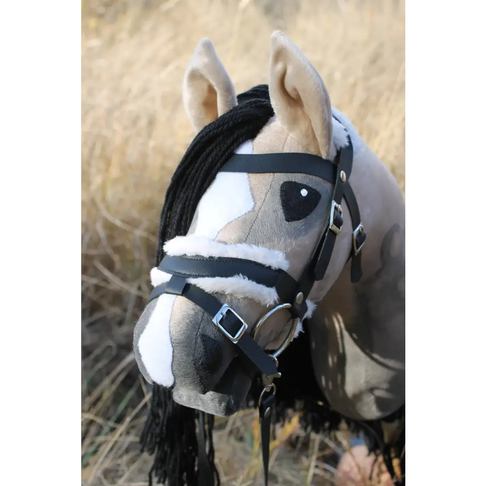 Hobby horse with bridle A3 Bay Roan AMBER Hobbyhorses: main group