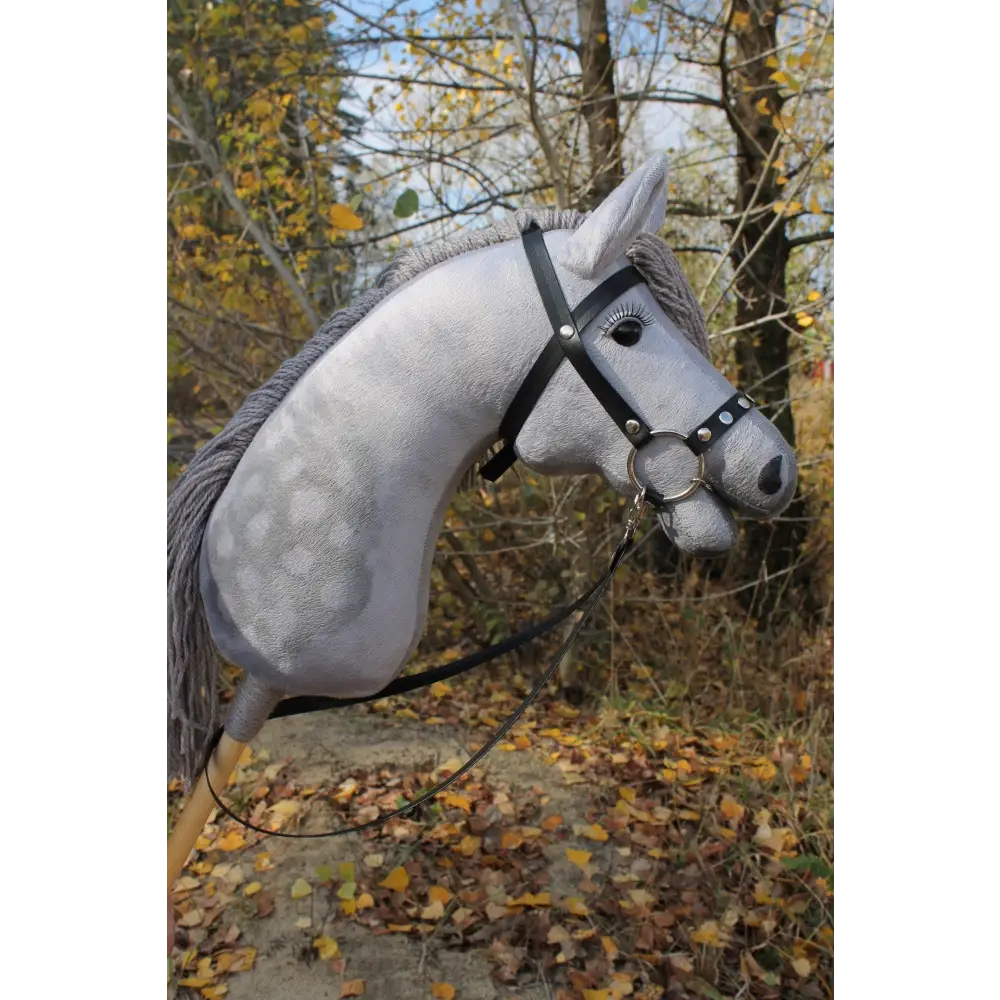 Hobby horse with bridle A3 Blue Roan PRINCESS Hobbyhorses: affordable