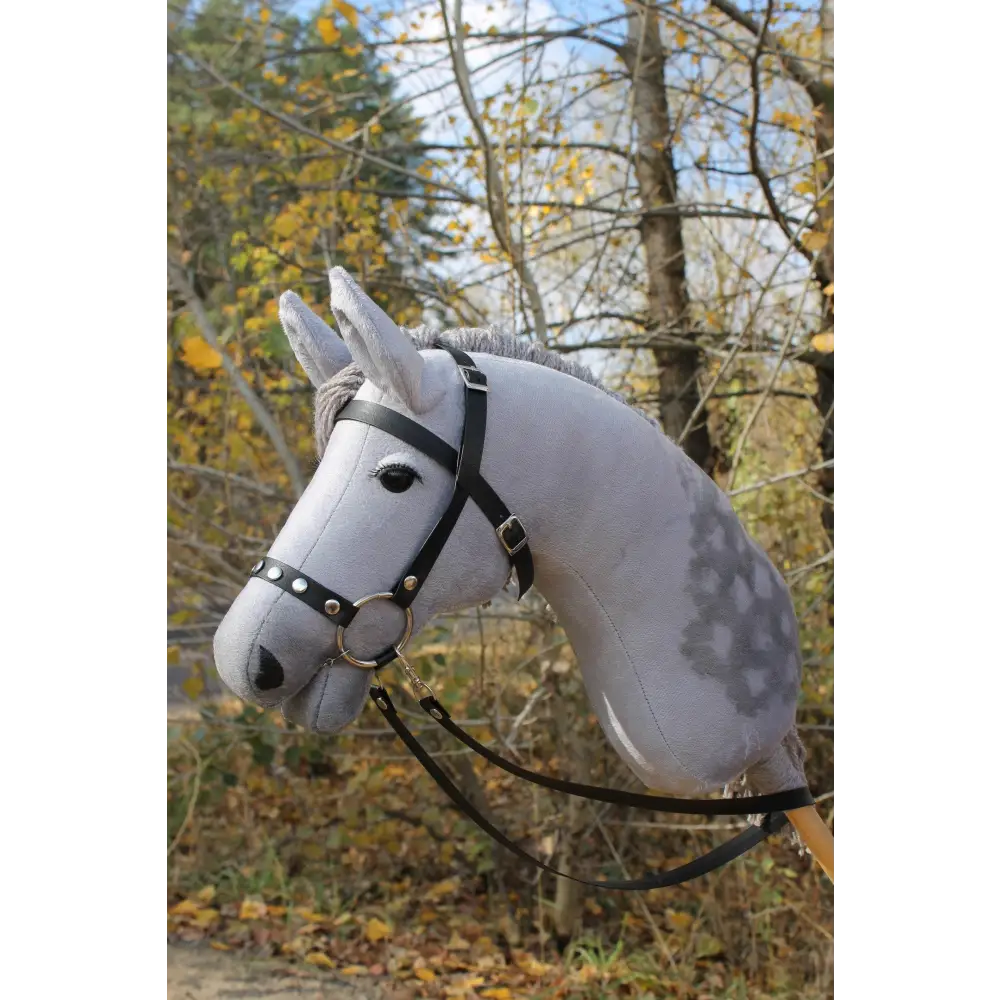 Hobby horse with bridle A3 Blue Roan PRINCESS Hobbyhorses: affordable