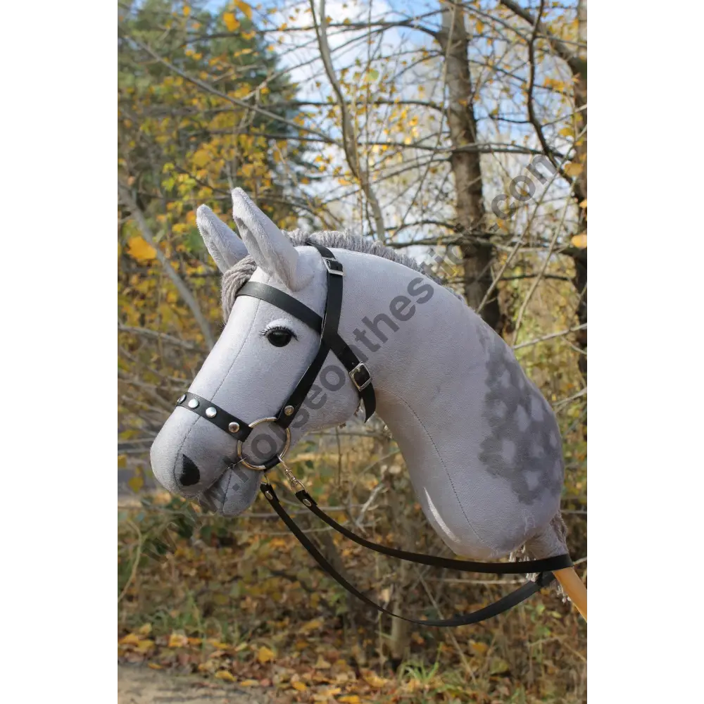 Hobby horse with bridle A3 Blue Roan PRINCESS Hobbyhorses: affordable