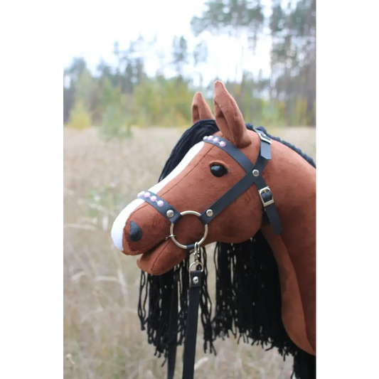 Hobby horse with bridle A3 Chestnut ENIGMA Hobbyhorses: affordable