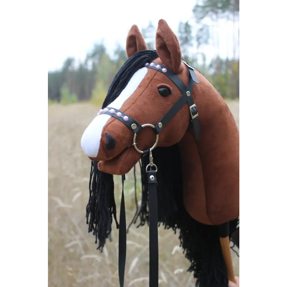 Hobby horse with bridle A3 Chestnut ENIGMA Hobbyhorses: affordable