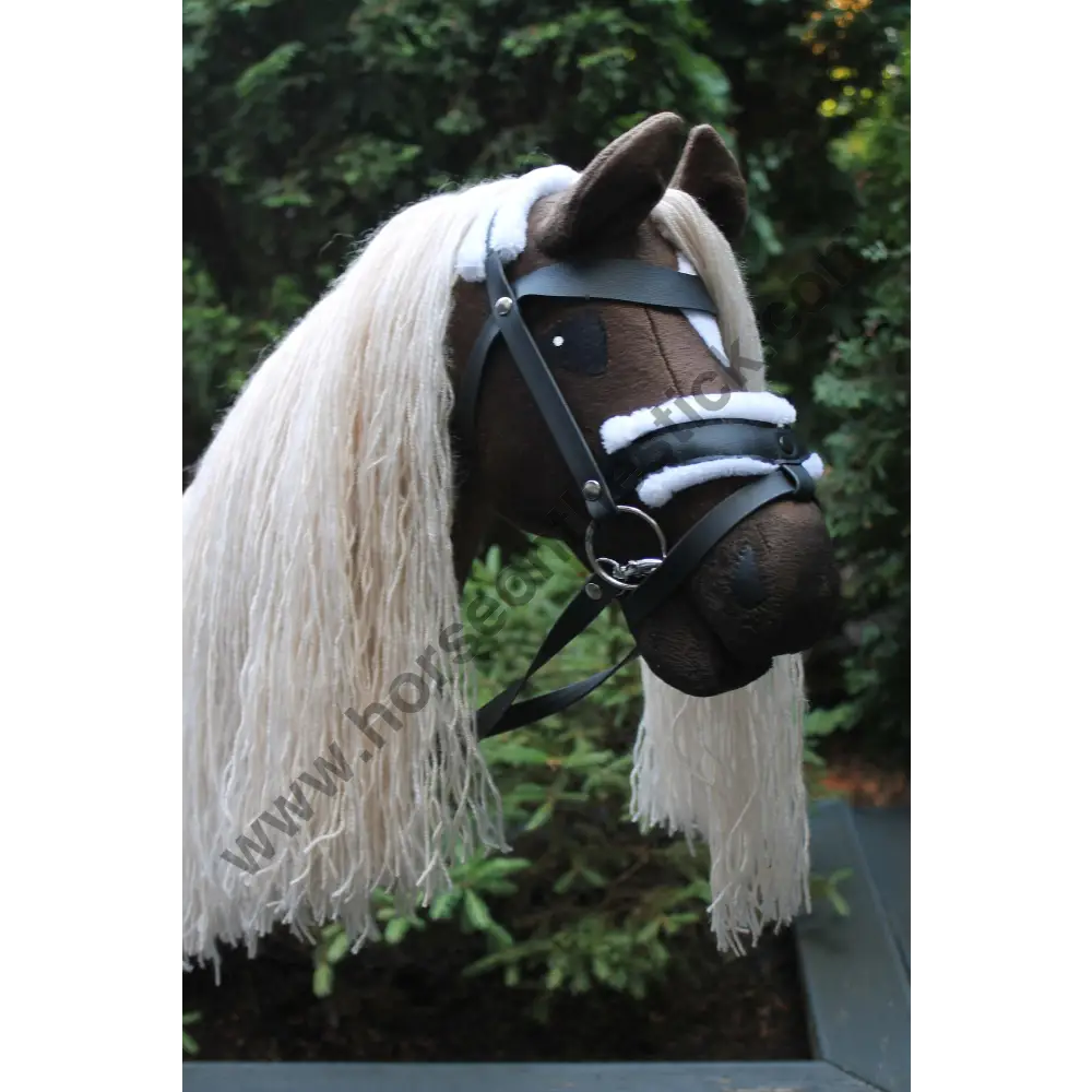 Hobby horse with bridle A3 Dark Bay HURRICANE Hobbyhorses: main group