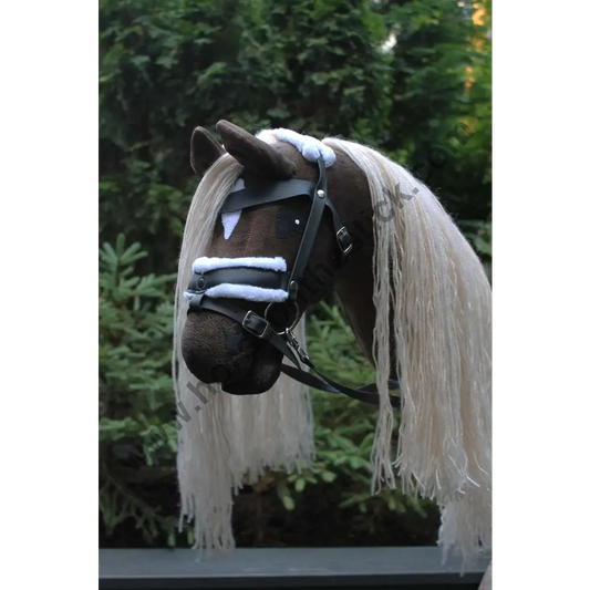 Hobby horse with bridle A3 Dark Bay HURRICANE Hobbyhorses: main group