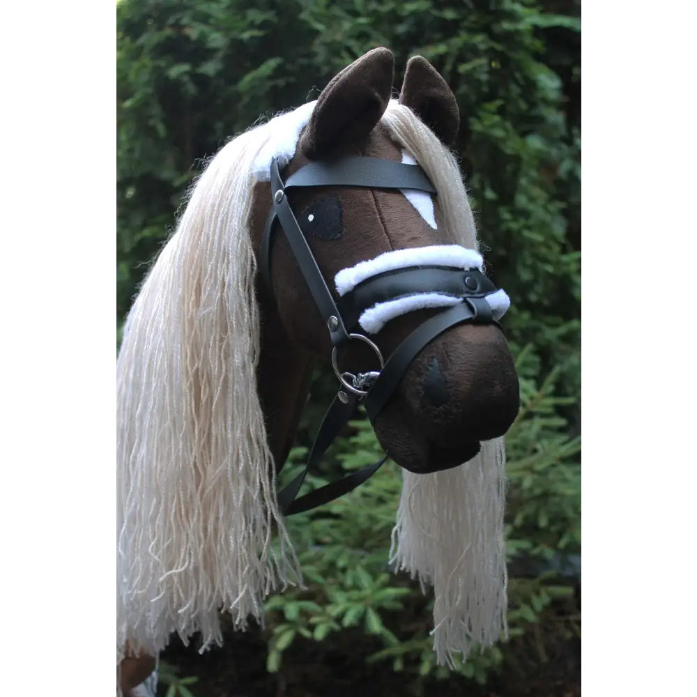 Hobby horse with bridle A3 Dark Bay HURRICANE Hobbyhorses: main group