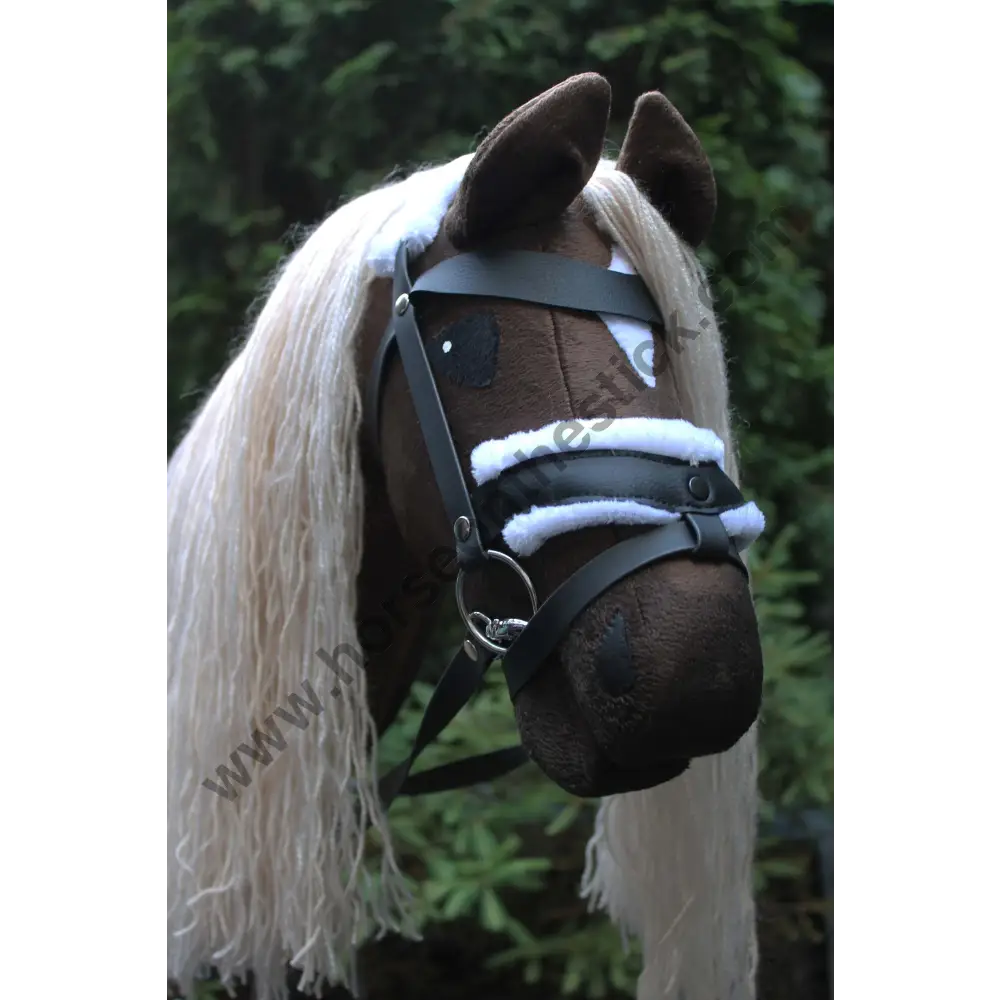 Hobby horse with bridle A3 Dark Bay HURRICANE Hobbyhorses: main group