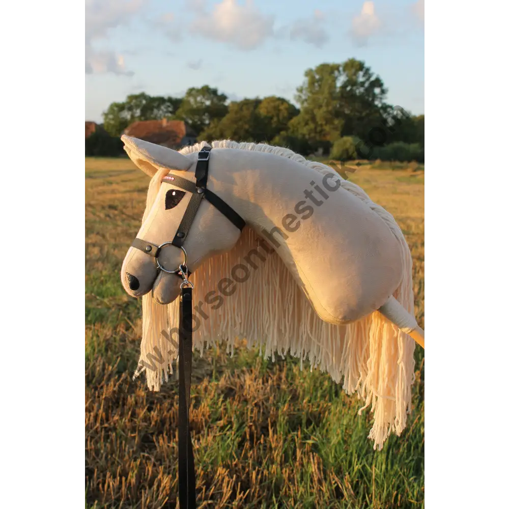 Hobby horse with bridle A3 Palomino MEDIEVAL Hobbyhorses: affordable