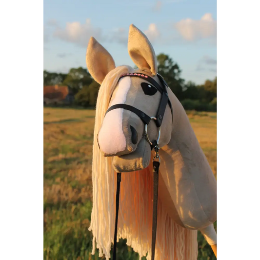 Hobby horse with bridle A3 Palomino MEDIEVAL Hobbyhorses: affordable