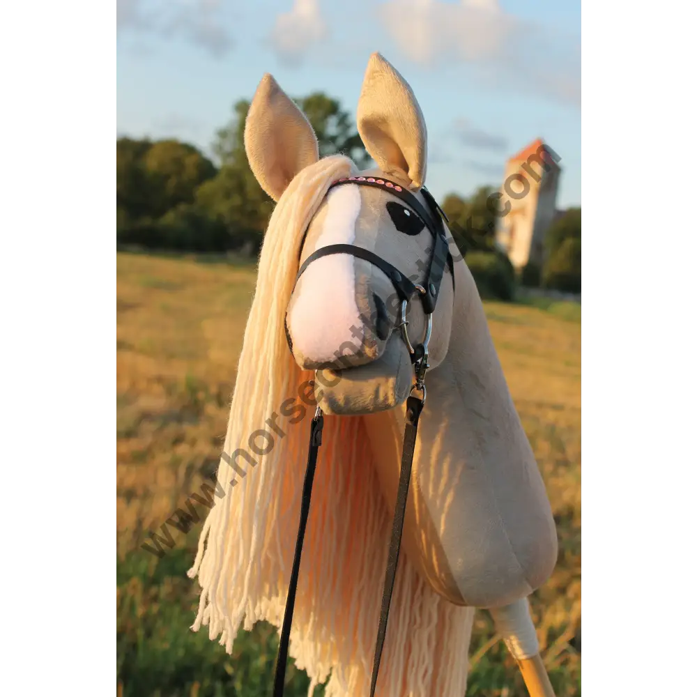 Hobby horse with bridle A3 Palomino MEDIEVAL Hobbyhorses: affordable