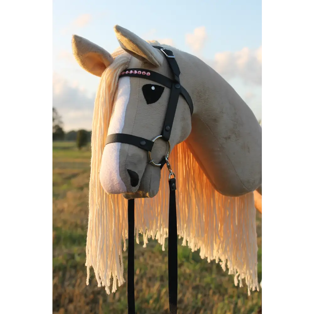 Hobby horse with bridle A3 Palomino MEDIEVAL Hobbyhorses: affordable