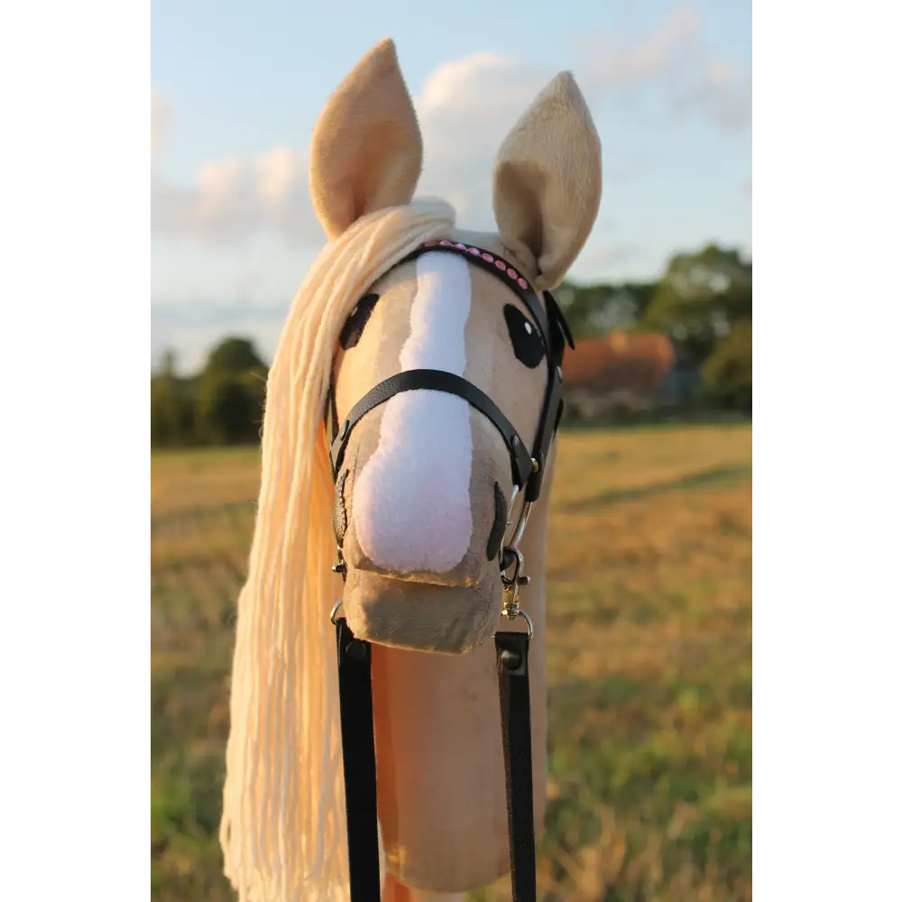 Hobby horse with bridle A3 Palomino MEDIEVAL Hobbyhorses: affordable