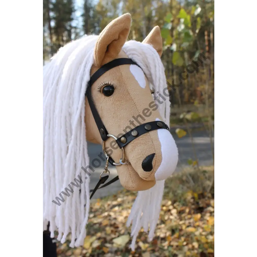Hobby horse with bridle A3 Palomino PRINCESS v.2 Hobbyhorses: affordable