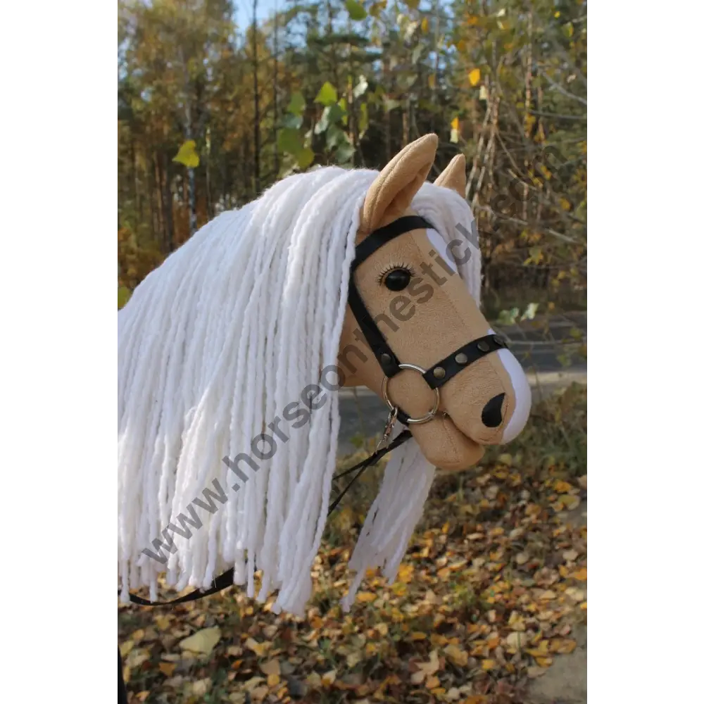 Hobby horse with bridle A3 Palomino PRINCESS v.2 Hobbyhorses: affordable