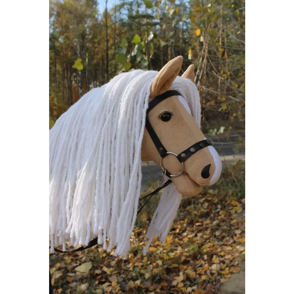 Hobby horse with bridle A3 Palomino PRINCESS v.2 Hobbyhorses: affordable