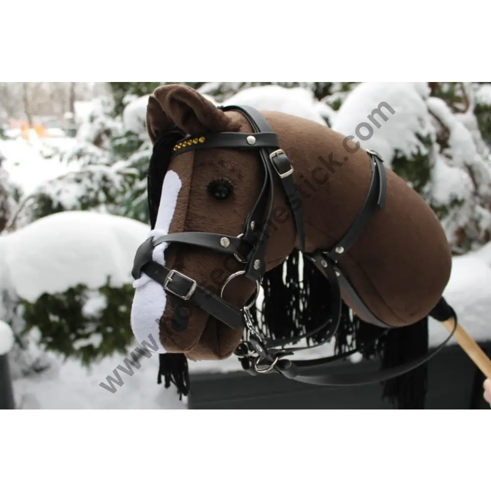 Hobbyhorse with bridle A3 Black HARDIE Hobbyhorses: main group