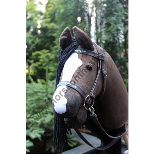 Hobbyhorse with bridle A3 Black HARDIE Hobbyhorses: main group