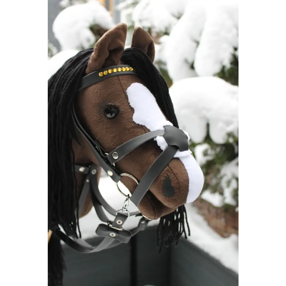 Hobbyhorse with bridle A3 Black HARDIE Hobbyhorses: main group