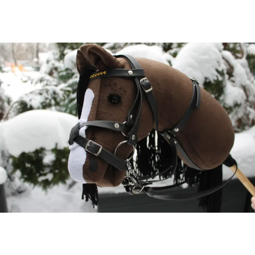 Hobbyhorse with bridle A3 Black HARDIE Hobbyhorses: main group