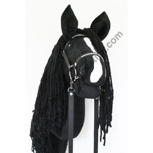 Hobbyhorse with bridle A3 Blacky Hobbyhorses: affordable