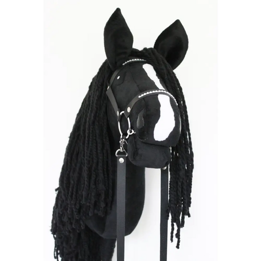 Hobbyhorse with bridle A3 Blacky Hobbyhorses: affordable