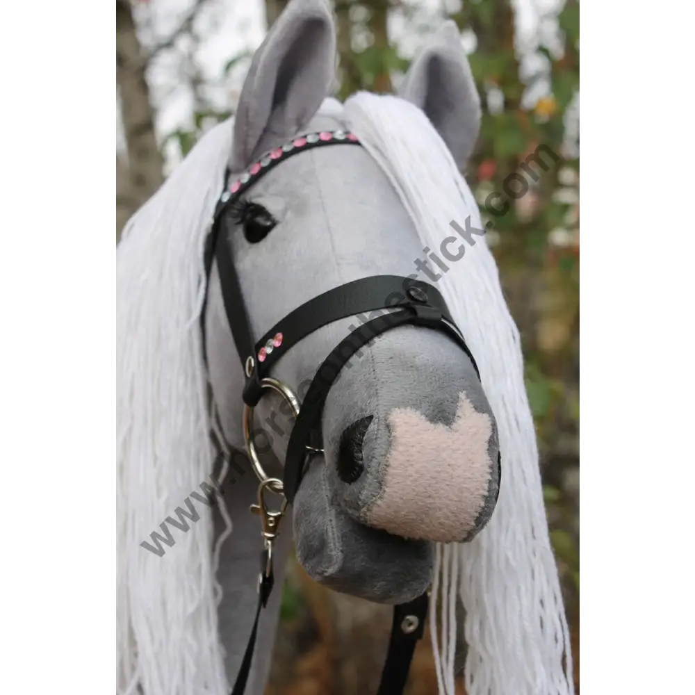 Hobbyhorse with bridle A3 Blue Roan Beauty Hobbyhorses: main group