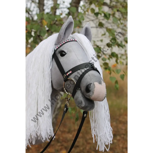 Hobbyhorse with bridle A3 Blue Roan Beauty Hobbyhorses: main group