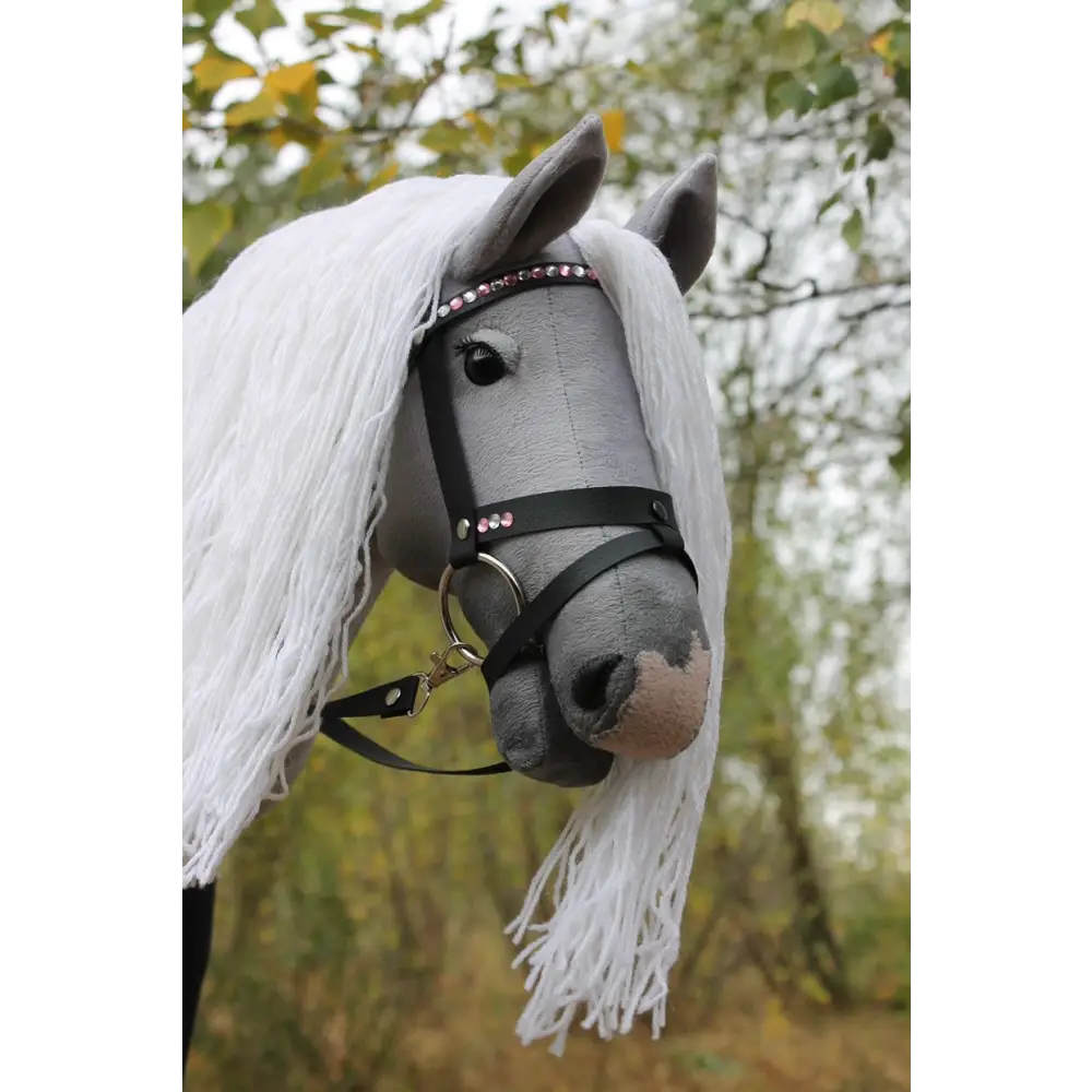 Hobbyhorse with bridle A3 Blue Roan Beauty Hobbyhorses: main group