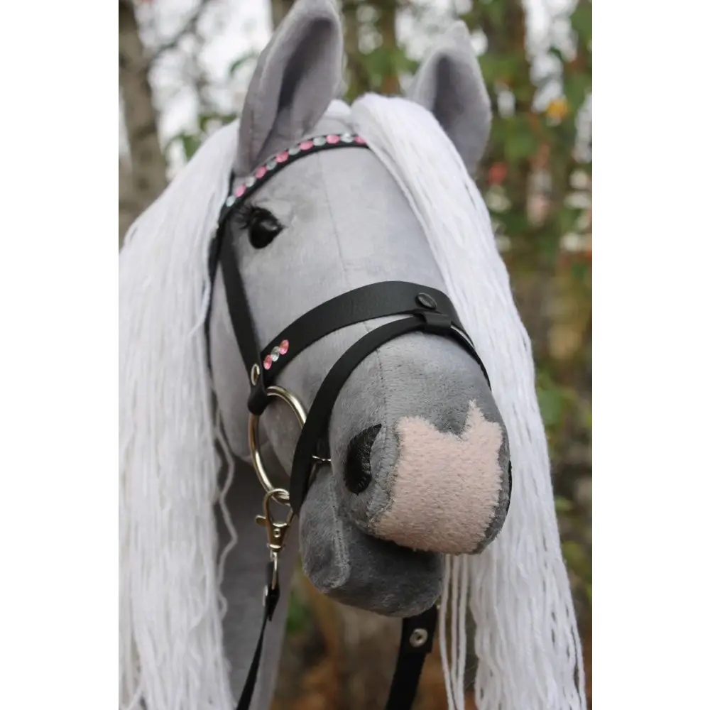 Hobbyhorse with bridle A3 Blue Roan Beauty Hobbyhorses: main group